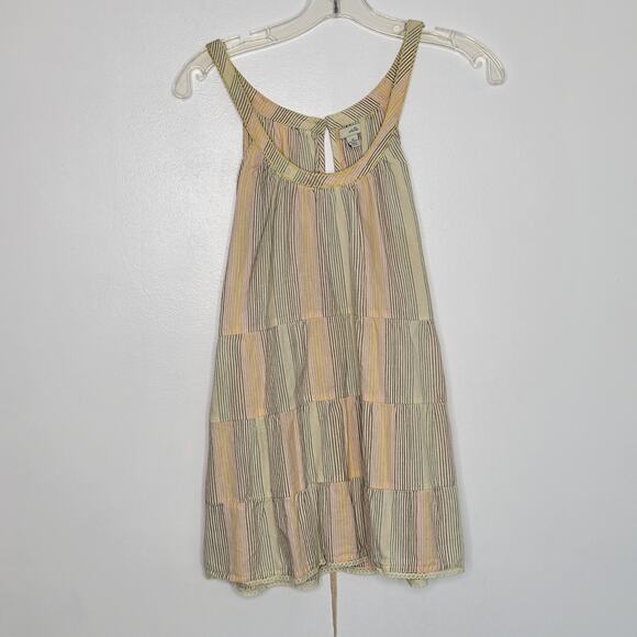 Anthropologie Odille Refracted Tank Tie Back Summer Neutrals Plus Women 14 - Picture 10 of 13